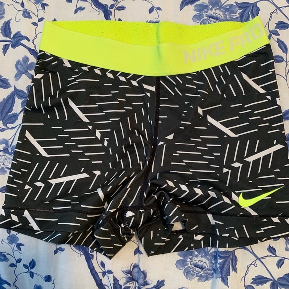 Nike Pants - Yellow & Black Nike Pros